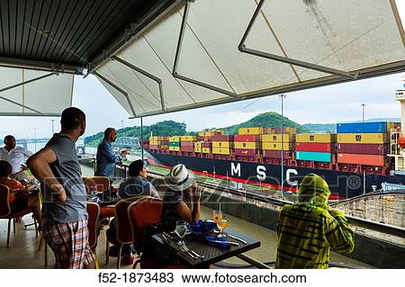 Panama Canal, Panama City, Panama, Central America, America. View Large Photo Image Stock Image - Panama Canal, Panama City, Panama, Central America, America.. Fotosearch