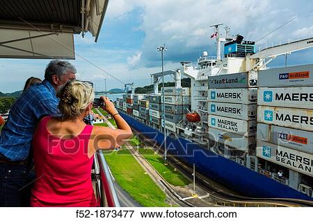 Panama Canal, Panama City, Panama, Central America, America. View Large Photo Image Stock Photo - Panama Canal, Panama City, Panama, Central America, America.. Fotosearch