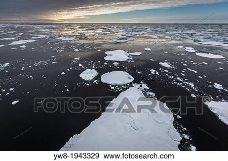 Pancake Ice-North Atlantic Ocean. View Large Photo Image Stock Photo - Pancake Ice-North Atlantic Ocean.. Fotosearch
