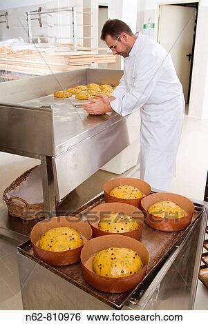 panettone, typical Italian sweet, cooked in the oven, View Large Photo Image Stock Photograph - panettone, typical Italian sweet, cooked in the oven,. Fotosearch