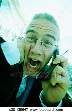 Stock Photo - Panic attack. Fotosearch