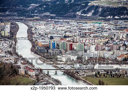 Panoramic of Innsbruck from Nordkette, Tyrol, Austria, Europe. View Large Photo Image Stock Image - Panoramic of Innsbruck from Nordkette, Tyrol, Austria, Europe.. Fotosearch
