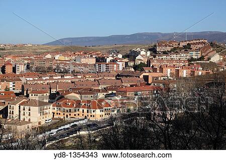 Panoramic View of Segovia, Spain View Large Photo Image Stock Image - Panoramic View of Segovia, Spain. Fotosearch