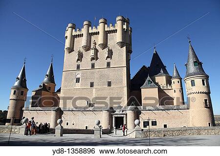 Panoramic View of the Alcazar de Segovia, Spain View Large Photo Image Stock Photograph - Panoramic View of the Alcazar de Segovia, Spain. Fotosearch