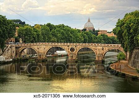 Panoramic view of Tiber River and Vatican City View Large Photo Image Stock Photography - Panoramic view of Tiber River and Vatican City. Fotosearch