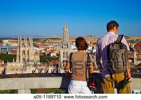 Panoramic view with the cathedral. Burgos. Castilla-Leon. Spain. View Large Photo Image Stock Image - Panoramic view with the cathedral. Burgos. Castilla-Leon. Spain.. Fotosearch