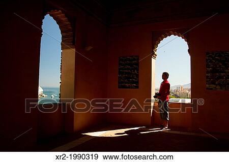 Panoramic views from Alcazaba to MBlaga city, Andaluc? a, Spain. View Large Photo Image Stock Photo - Panoramic views from Alcazaba to MBlaga city, Andaluc? a, Spain.. Fotosearch