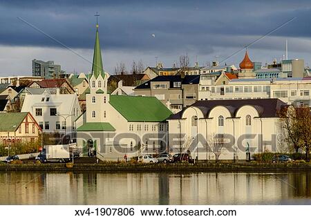 Panoramic views of Reykjavik city, Iceland View Large Photo Image Stock Photograph - Panoramic views of Reykjavik city, Iceland. Fotosearch