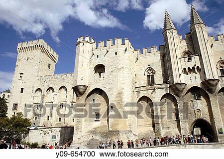 Papal Palace. Avignon, Vaucluse. Provence-Alpes-C? te d? Azur. France. View Large Photo Image Stock Image - Papal Palace. Avignon, Vaucluse. Provence-Alpes-C? te d? Azur. France.. Fotosearch