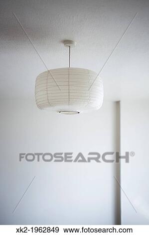 Paper lamp, calm and relaxing interiorism View Large Photo Image Stock Photo - Paper lamp, calm and relaxing interiorism. Fotosearch