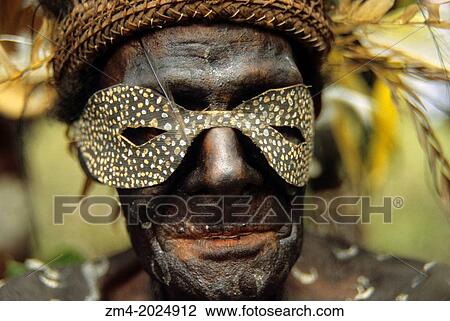 PAPUA NEW GUINEA, SEPIK RIVER, LOCAL MAN IN TRADITIONAL DRESS CLOSE-UP. View Large Photo Image Stock Image - PAPUA NEW GUINEA, SEPIK RIVER, LOCAL MAN IN TRADITIONAL DRESS CLOSE-UP.. Fotosearch