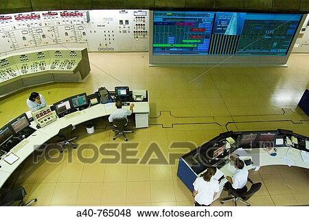 Paraguay. Alto ParanB Department., Hydroelectric Power Plant Itaipu. Control room of the plant. View Large Photo Image Stock Photo - Paraguay. Alto ParanB Department., Hydroelectric Power Plant Itaipu. Control room of the plant.. Fotosearch