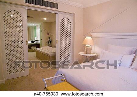 Stock Image - Paraguay. Asunci? n city. La Mission hotel. The Presidential Suite.. Fotosearch