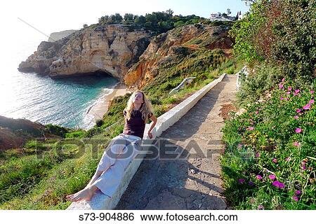 Paraiso beach, Carvoeiro, Algarve, Portugal, Europe View Large Photo Image Stock Photograph - Paraiso beach, Carvoeiro, Algarve, Portugal, Europe. Fotosearch