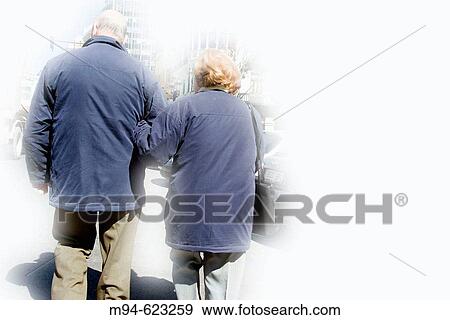 Pareja paseando. View Large Photo Image Stock Photo - Pareja paseando.. Fotosearch
