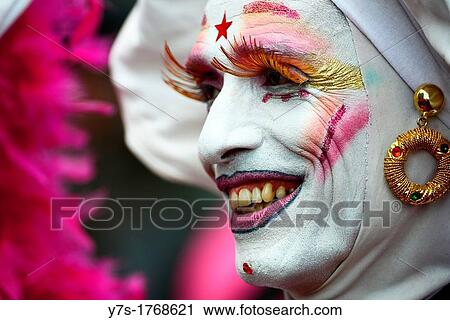 Stock Image - Paris Gay Pride Parade in France, Europe. Fotosearch