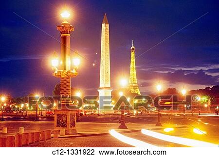 Paris, Place de la Concorde View Large Photo Image Stock Image - Paris, Place de la Concorde. Fotosearch