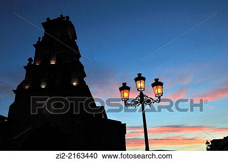 Parish church, XVIIIth century, belfry at sunset, Cangas de Onis, Asturias, Spain View Large Photo Image Stock Image - Parish church, XVIIIth century, belfry at sunset, Cangas de Onis, Asturias, Spain. Fotosearch