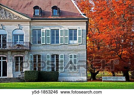 park de Bude, Petit Saconnex, Geneva, Switzerland, autumn scene View Large Photo Image Stock Photograph - park de Bude, Petit Saconnex, Geneva, Switzerland, autumn scene. Fotosearch