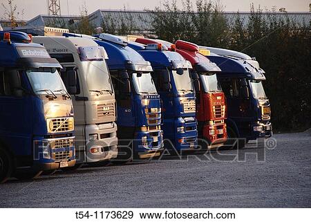 Stock Photo - Park End Trucks. Fotosearch