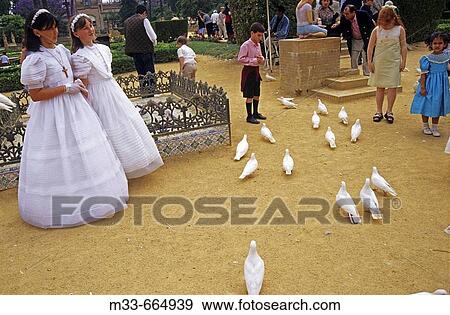 Park of Maria Luisa in Seville. Andalusia, Spain. View Large Photo Image Stock Photo - Park of Maria Luisa in Seville. Andalusia, Spain.. Fotosearch