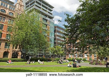 Stock Photography - Parsonage Gardens Manchester. Fotosearch