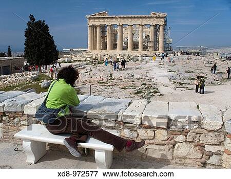 Parthenon in the Acropolis Athens, Greece, Europe View Large Photo Image Stock Photo - Parthenon in the Acropolis Athens, Greece, Europe. Fotosearch