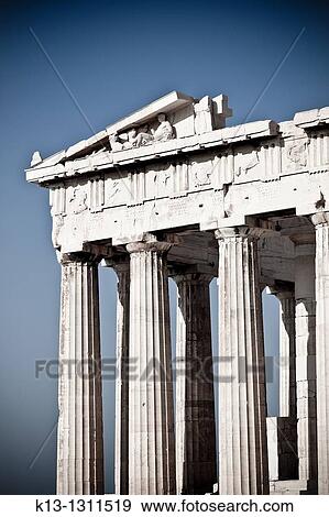 Parthenon on the Acropolis Athens Greece View Large Photo Image Stock Photo - Parthenon on the Acropolis Athens Greece. Fotosearch