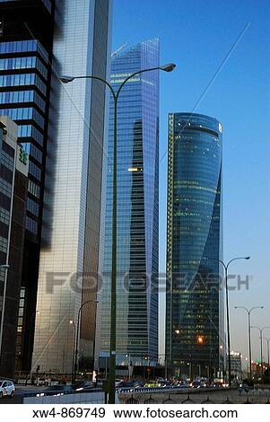 Paseo de la Castellana, Madrid, Spain View Large Photo Image Stock Photo - Paseo de la Castellana, Madrid, Spain. Fotosearch