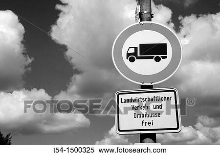 Passage forbidden for trucks View Large Photo Image Stock Photography - Passage forbidden for trucks. Fotosearch