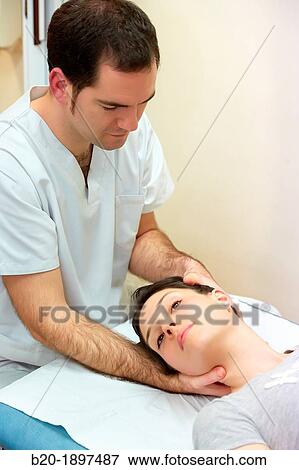 Passive mobilization to win articular arc in rotation of the neck Gym Physiotherapy medical center, Donostia, San Sebastian, Gipuzkoa, Basque Country, Spain View Large Photo Image Stock Photo - Passive mobilization to win articular arc in rotation of the neck Gym Physiotherapy medical center, Donostia, San Sebastian, Gipuzkoa, Basque Country, Spain. Fotosearch