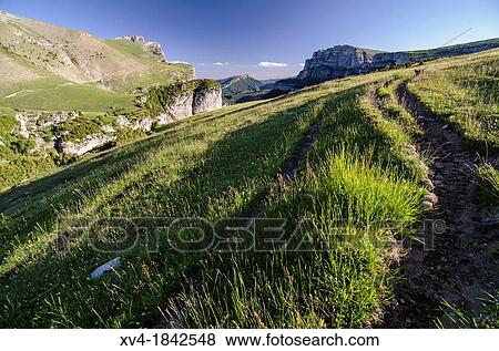 Pastureland at Ordesa & Monte Perdido National Park, Huesca, Aragon, Spain Pyrenees View Large Photo Image Stock Photo - Pastureland at Ordesa & Monte Perdido National Park, Huesca, Aragon, Spain Pyrenees. Fotosearch
