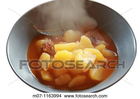 Patatas a la Riojana, Riojana potatoes. Spain View Large Photo Image Picture - Patatas a la Riojana, Riojana potatoes. Spain. Fotosearch