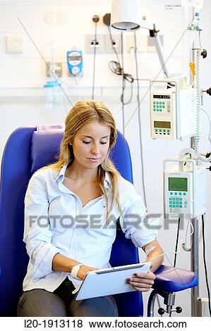 Patient with tablet, Box chemotherapy, Onkologikoa Hospital, Oncology Institute, Case Center for prevention, diagnosis and treatment of cancer, Donostia, San Sebastian, Gipuzkoa, Basque Country, Spain View Large Photo Image Stock Photo - Patient with tablet, Box chemotherapy, Onkologikoa Hospital, Oncology Institute, Case Center for prevention, diagnosis and treatment of cancer, Donostia, San Sebastian, Gipuzkoa, Basque Country, Spain. Fotosearch