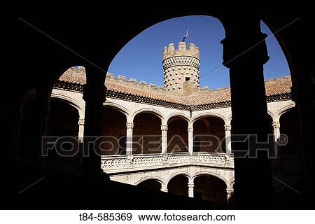 Patio del Castillo de los Mendoza, Manzanares el Real, Comunidad de Madrid. Spain. View Large Photo Image Stock Photo - Patio del Castillo de los Mendoza, Manzanares el Real, Comunidad de Madrid. Spain.. Fotosearch