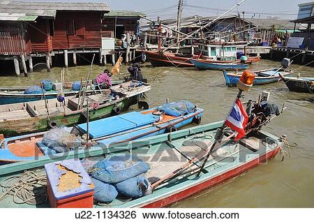 Pattaya (Thailand): fishing boats at the Naklua market View Large Photo Image Stock Photograph - Pattaya (Thailand): fishing boats at the Naklua market. Fotosearch