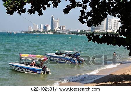 Stock Photo - Pattaya (Thailand), Pattaya Beach. Fotosearch