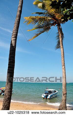 Pattaya (Thailand), Pattaya Beach View Large Photo Image Stock Photo - Pattaya (Thailand), Pattaya Beach. Fotosearch