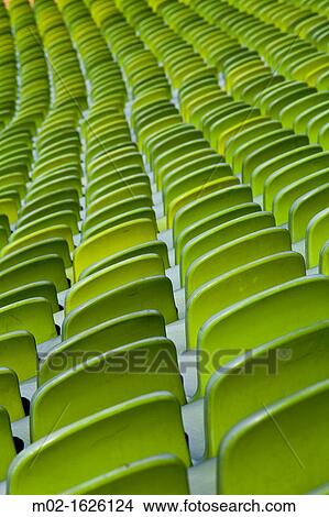 pattern of seats in a stadium View Large Photo Image Picture - pattern of seats in a stadium. Fotosearch