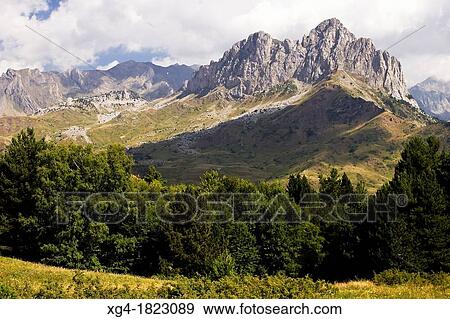 Pea Foratata - Sallent de GBllego - Valle de Tena - Pyrenees - Huesca province - Aragon - Spain - Europe View Large Photo Image Stock Photo - Pea Foratata - Sallent de GBllego - Valle de Tena - Pyrenees - Huesca province - Aragon - Spain - Europe. Fotosearch