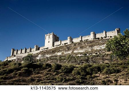 Peafiel Castle Museum of wine Valladolid Castilla-Leon Spain View Large Photo Image Stock Photography - Peafiel Castle Museum of wine Valladolid Castilla-Leon Spain. Fotosearch