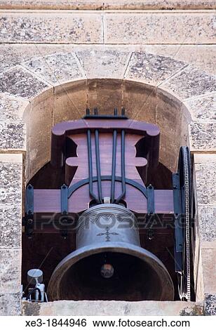 Pealing bell, Cuenca, Castile-La Mancha, Spain. View Large Photo Image Stock Photograph - Pealing bell, Cuenca, Castile-La Mancha, Spain.. Fotosearch