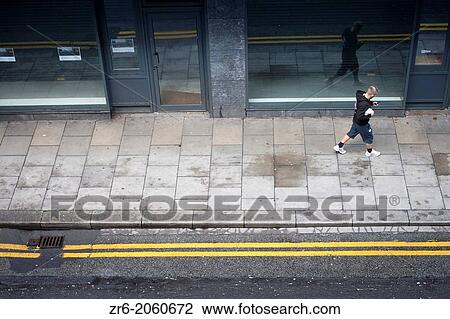 Pedestrian of Dublin, Ireland. View Large Photo Image Stock Image - Pedestrian of Dublin, Ireland.. Fotosearch
