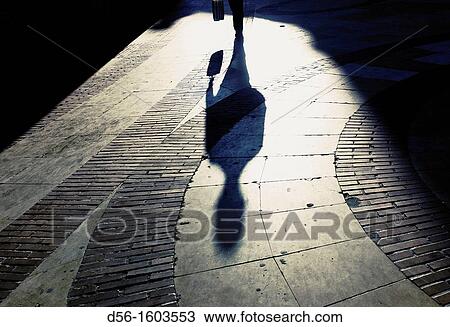 Pedestrian shadow, Valencia, Spain View Large Photo Image Stock Image - Pedestrian shadow, Valencia, Spain. Fotosearch