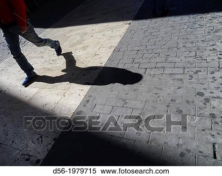 Pedestrian shadow, Valencia, Spain View Large Photo Image Stock Photography - Pedestrian shadow, Valencia, Spain. Fotosearch