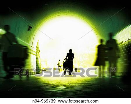 Pedestrian tunnel View Large Photo Image Stock Photo - Pedestrian tunnel. Fotosearch
