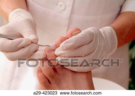 Stock Image - Pedicure.. Fotosearch