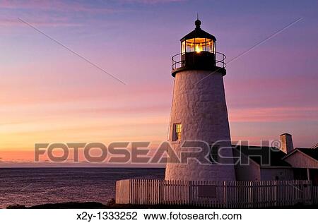 Pemaquid Point Light Station, Muscongus Bay, Bristol, Maine, USA 1827 View Large Photo Image Stock Image - Pemaquid Point Light Station, Muscongus Bay, Bristol, Maine, USA 1827. Fotosearch