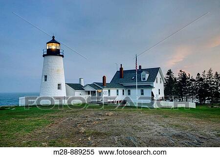 Pemaquid Point Lighthouse, Bristol Maine USA View Large Photo Image Stock Photography - Pemaquid Point Lighthouse, Bristol Maine USA. Fotosearch