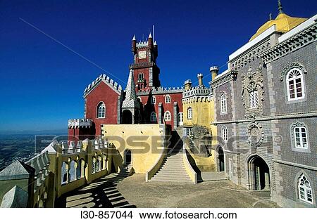 Picture - Pena National Palace, Sintra, Portugal. Fotosearch